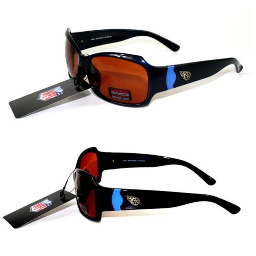 NFL Sunglasses Titans Mens Black Unisex Logo New Tennessee  UV Protection Women